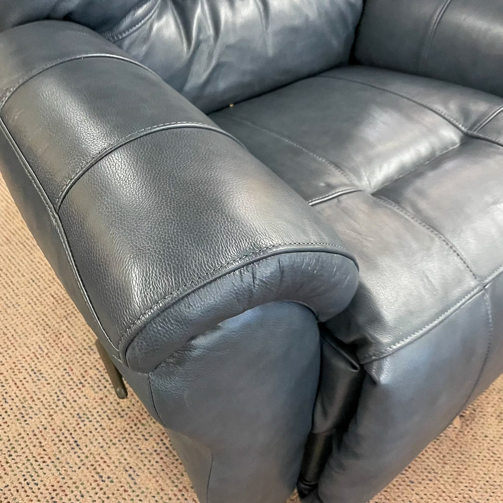 Steel Unity Leather Rocker Recliner