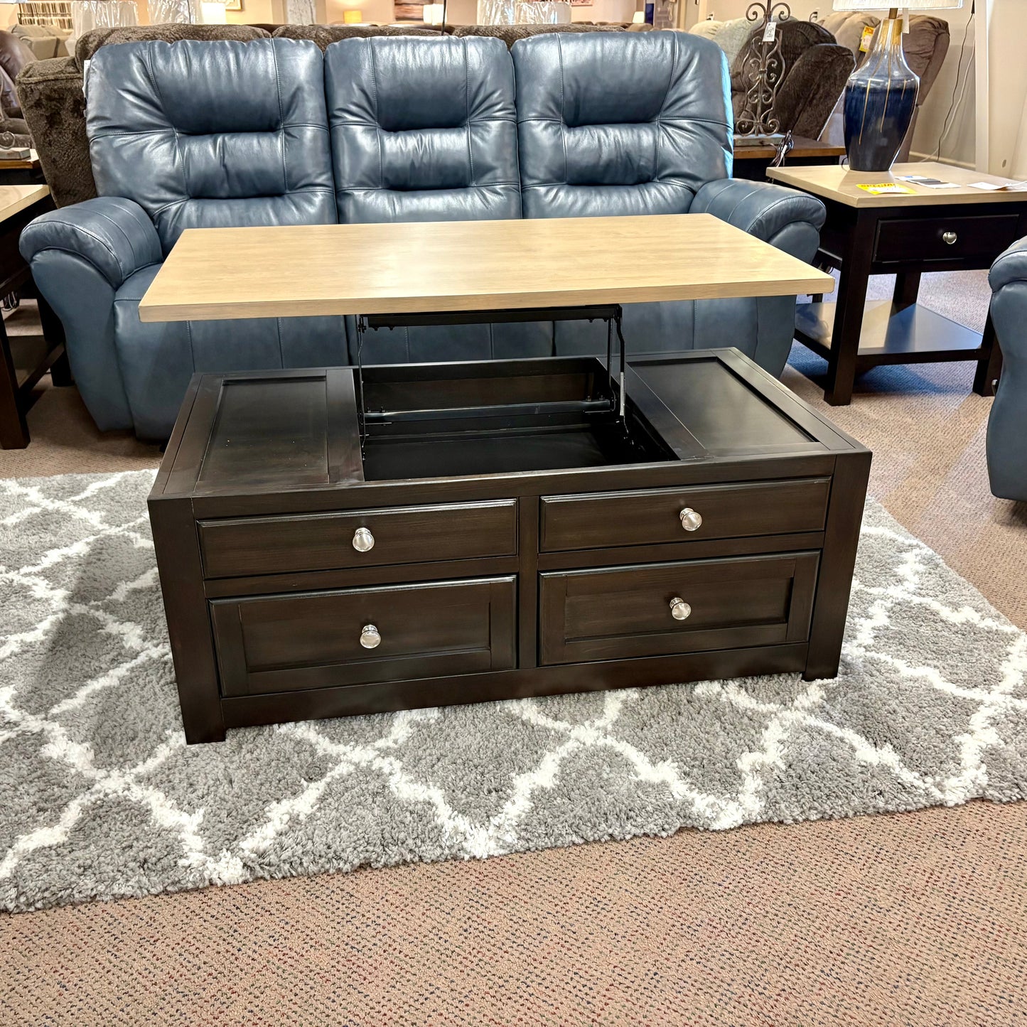 Drazmine Coffee Table with Lift Top