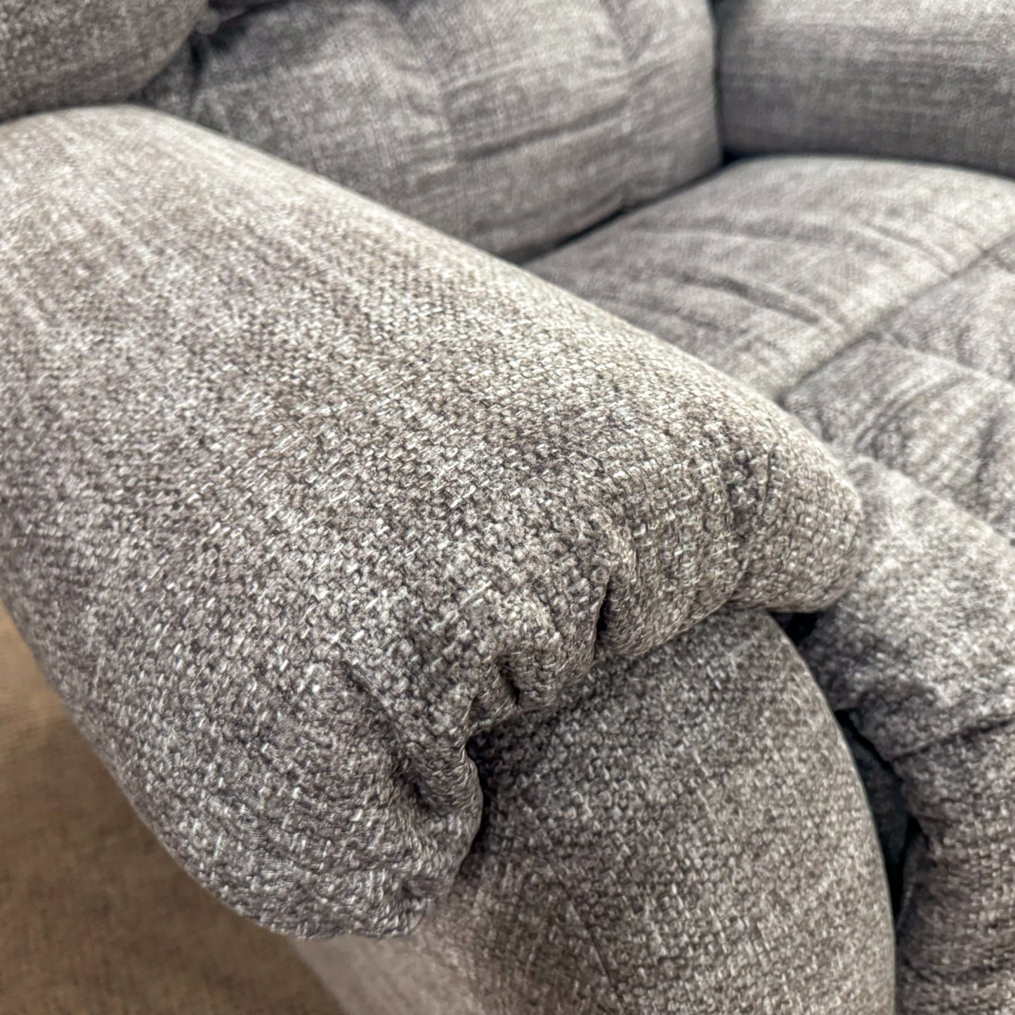 Rake Charcoal Big Mans Wallsaver Recliner