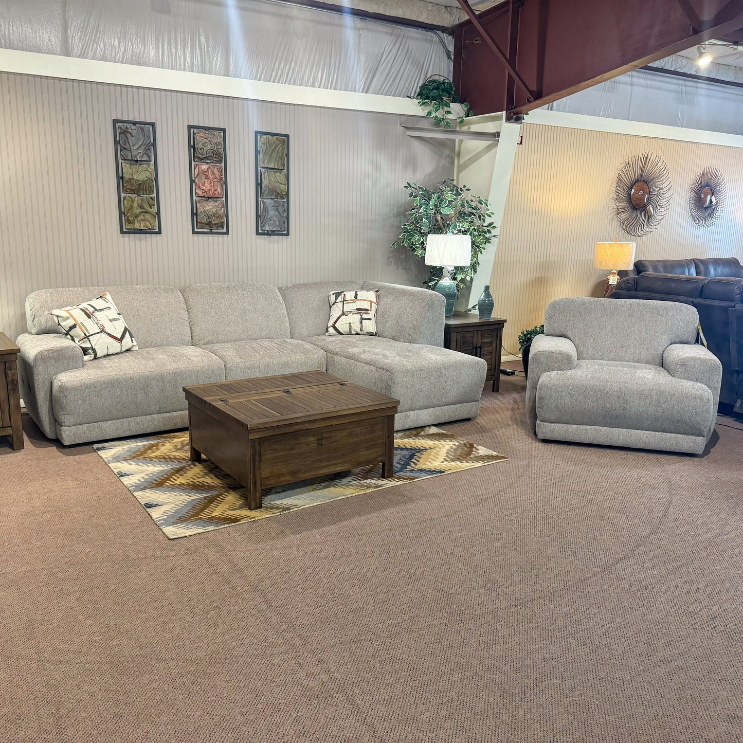 Cole Griffin Pewter Chair