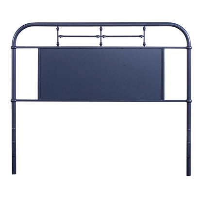 Twin Metal Headboard - Blue