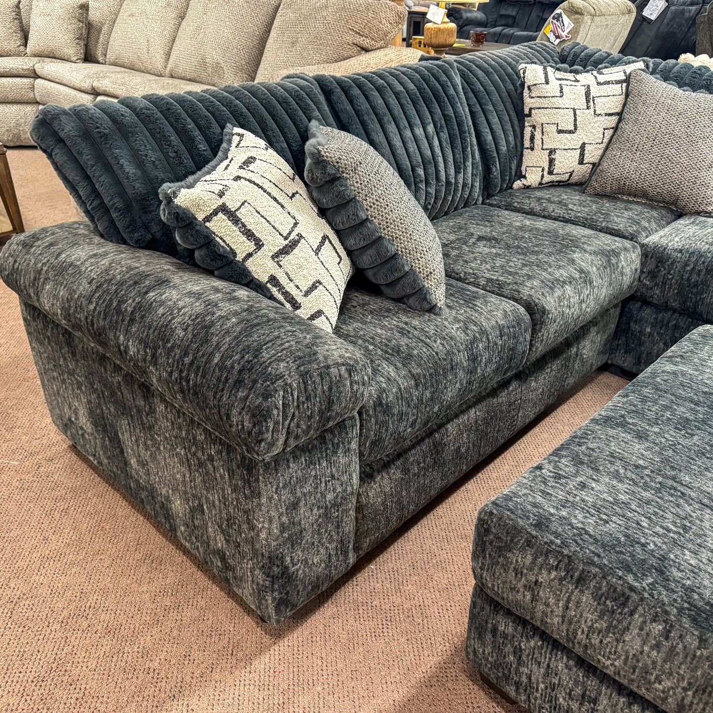 Galactic Charcoal Sectional