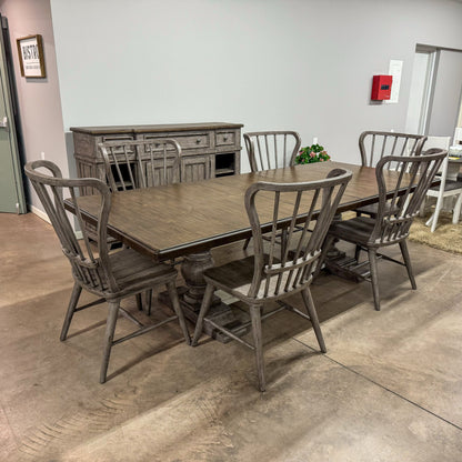 River Place Windsor Table & 6 Chairs