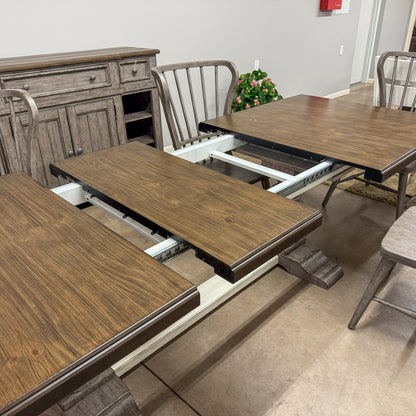 River Place Windsor Table & 6 Chairs