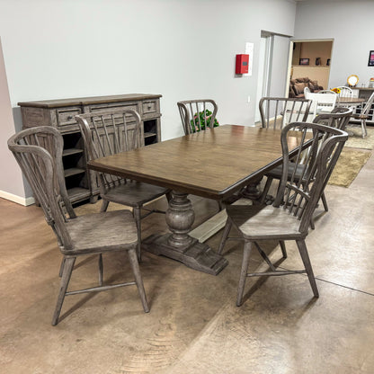 River Place Windsor Table & 6 Chairs