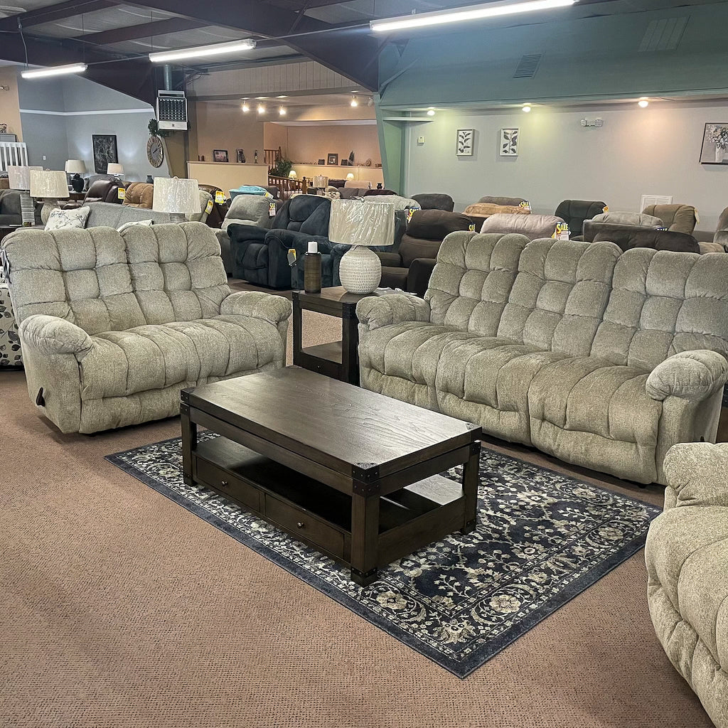 Everlasting Platinum Power Reclining Sofa