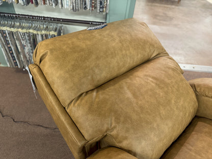Maverly Pecan Power Recliner With Power Headrest