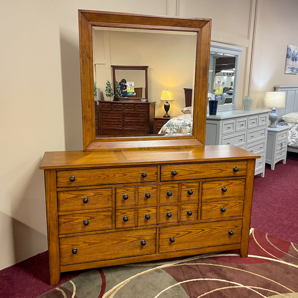 Trestlewood Cabin Dresser & Mirror