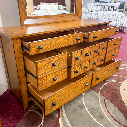 Trestlewood Cabin Dresser & Mirror