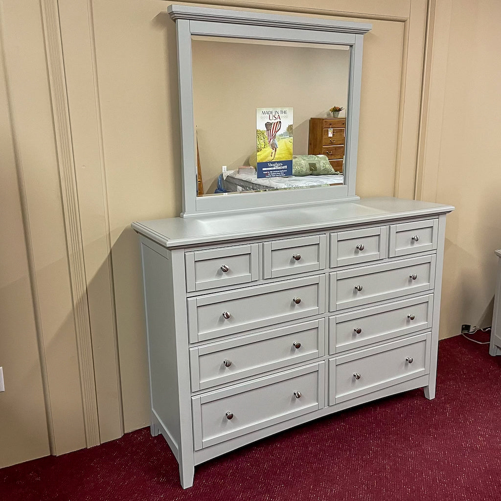 Moe Grey Triple Dresser & Mirror