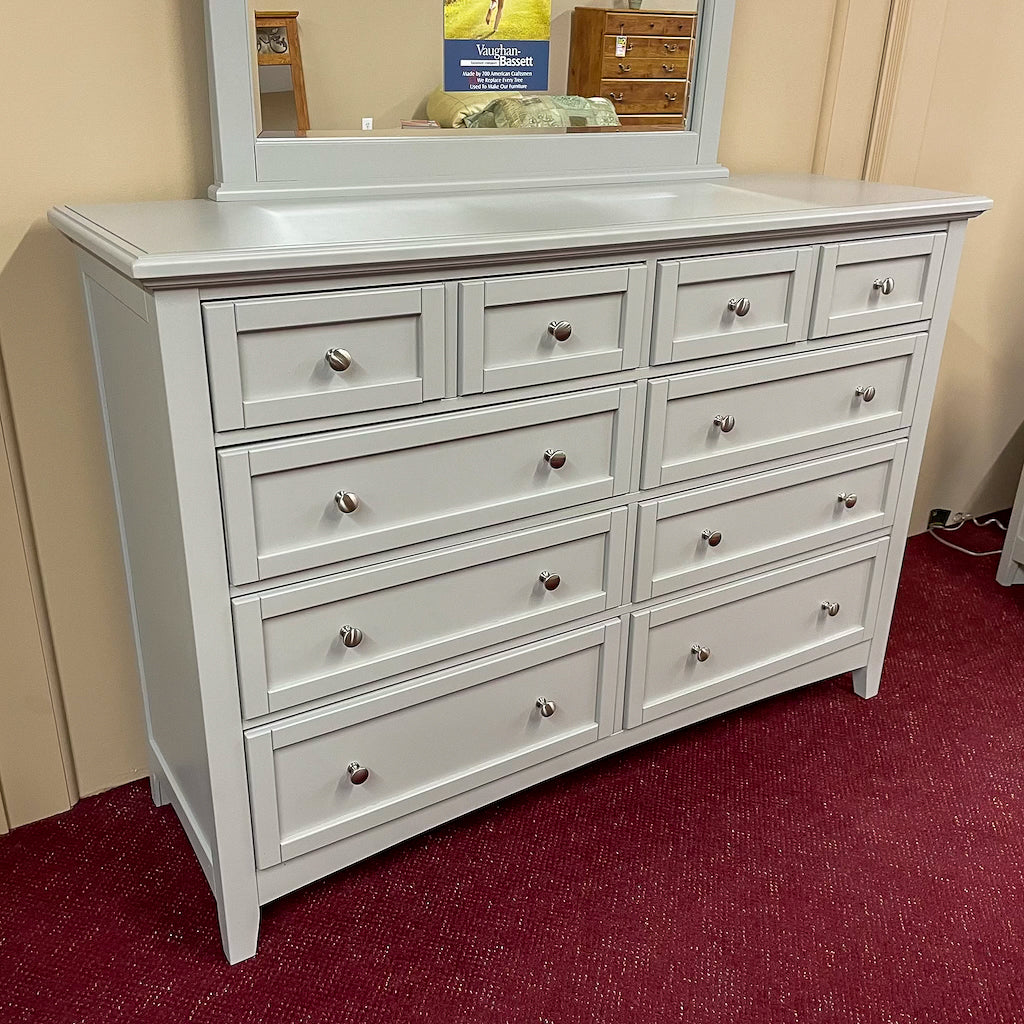 Moe Grey Triple Dresser & Mirror