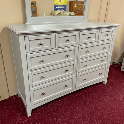 Moe Grey Triple Dresser & Mirror