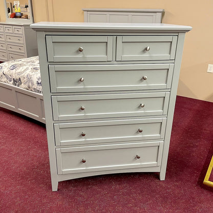 Moe Gray 5-Drawer Storage Chest