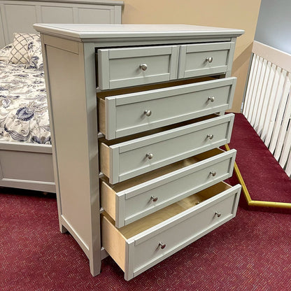 Moe Gray 5-Drawer Storage Chest