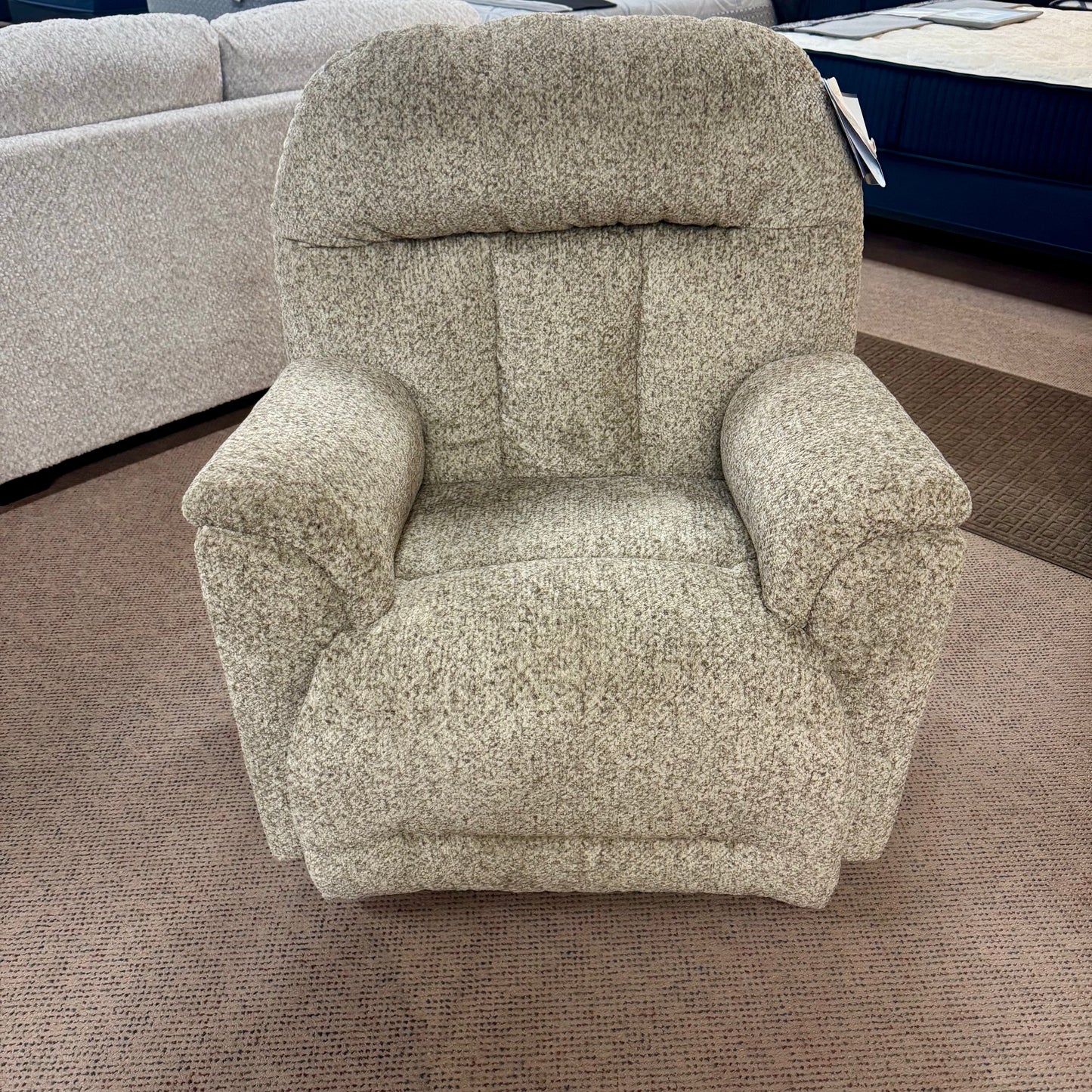 Suitably Taupe Rocker Recliner
