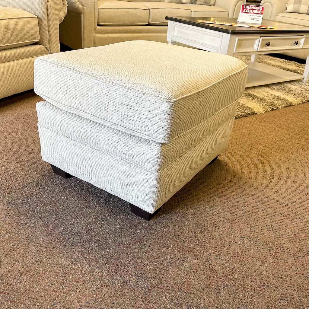 Brett Invitation Linen Ottoman