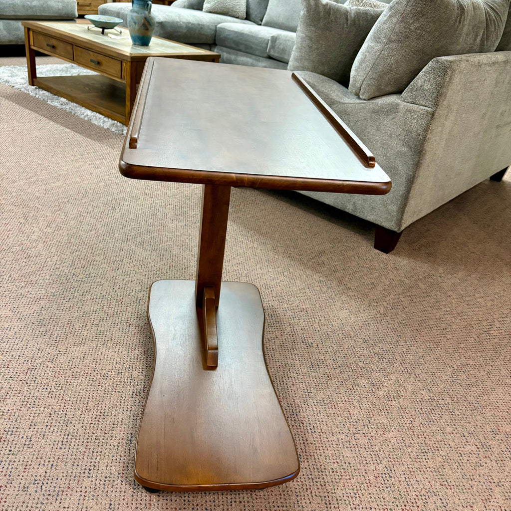 Adjustable Height Chairside Table