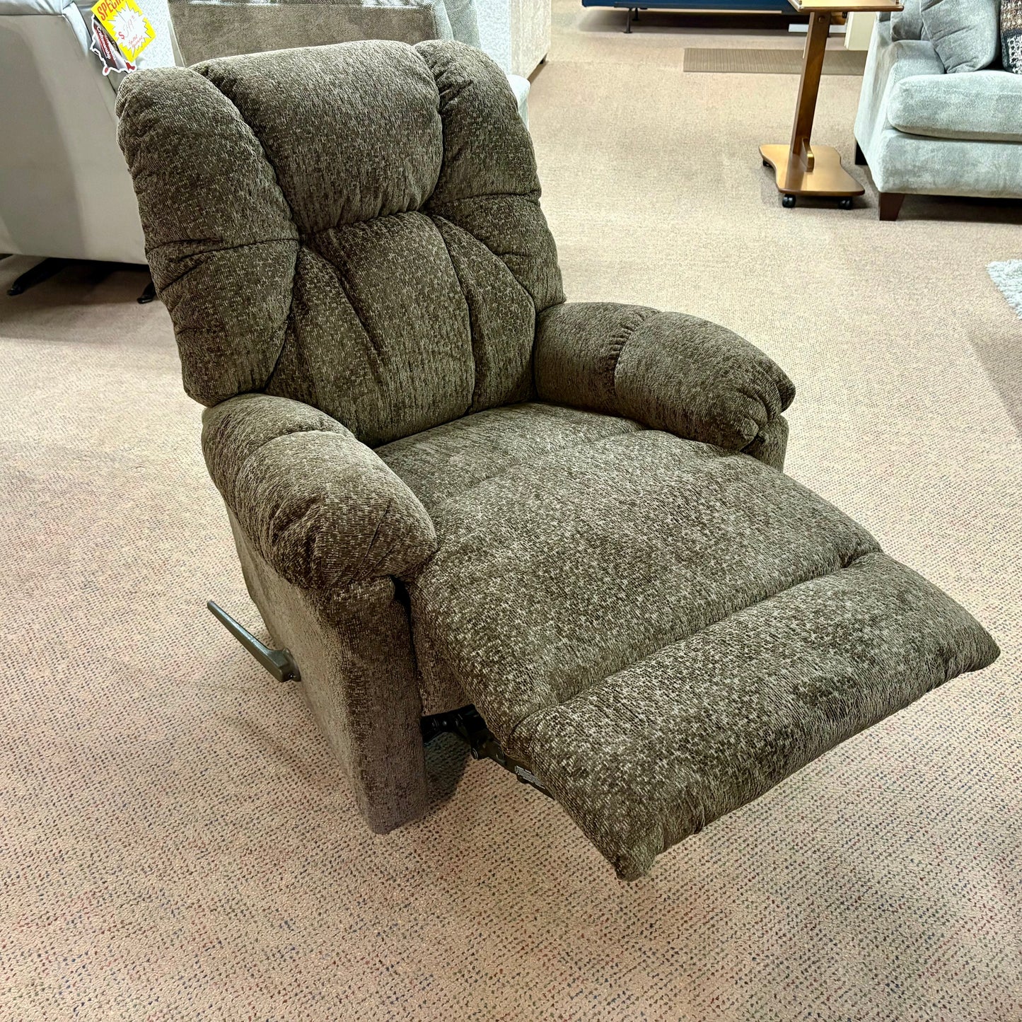 Romulus Leather Rocler Recliner