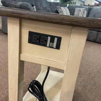 Brookstone Chairside End Table
