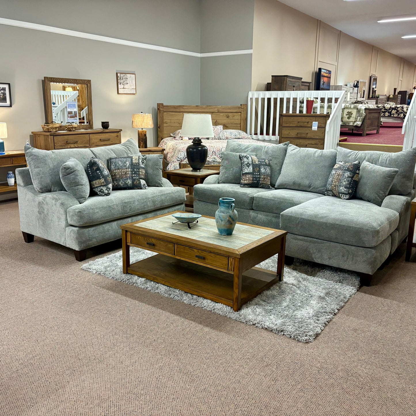 Catalina Domain Dove Chair & Half