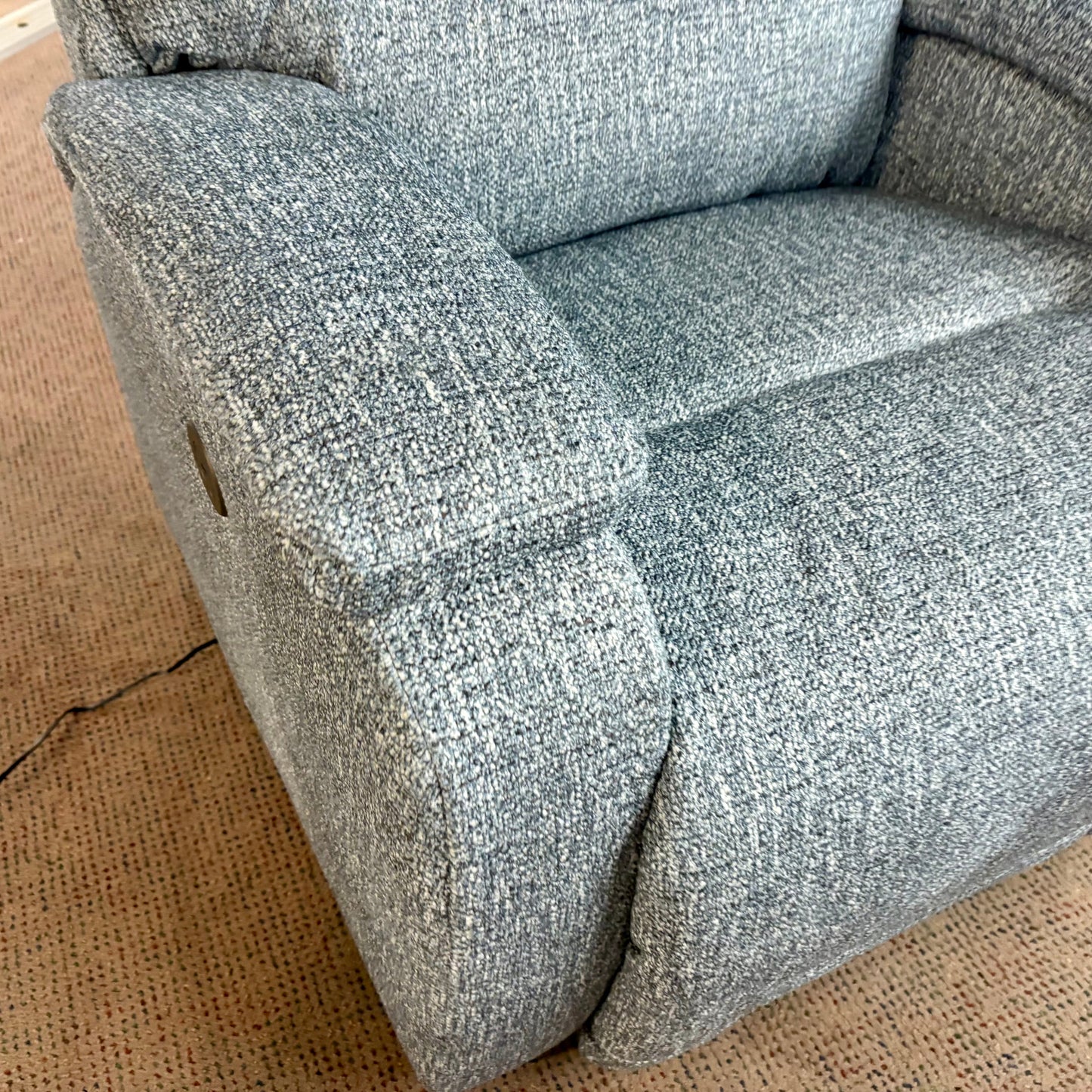 Maverly Denim Power Recliner