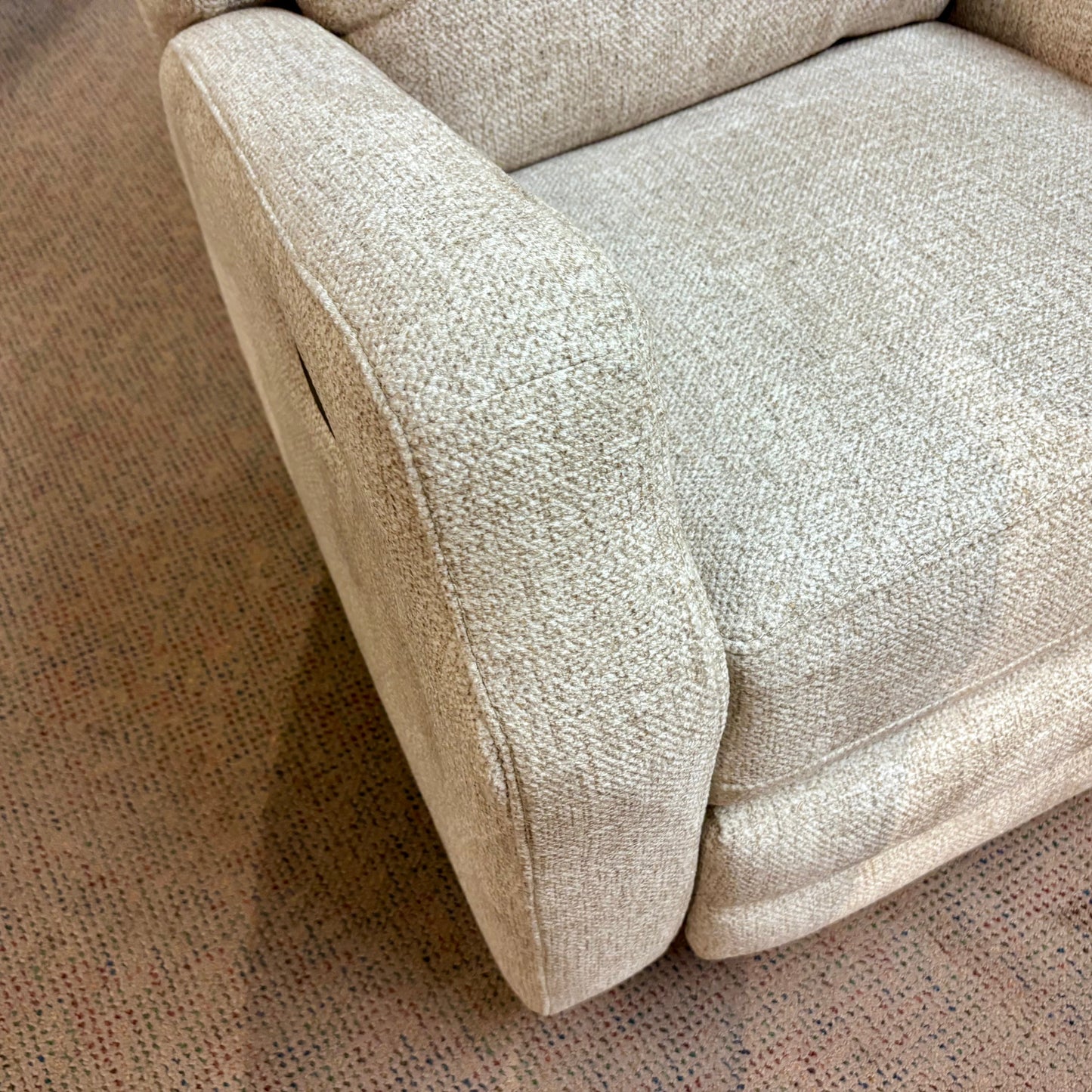 England McLovin Oatmeal Power Rocker Recliner