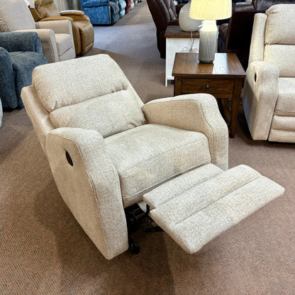 England McLovin Oatmeal Power Rocker Recliner
