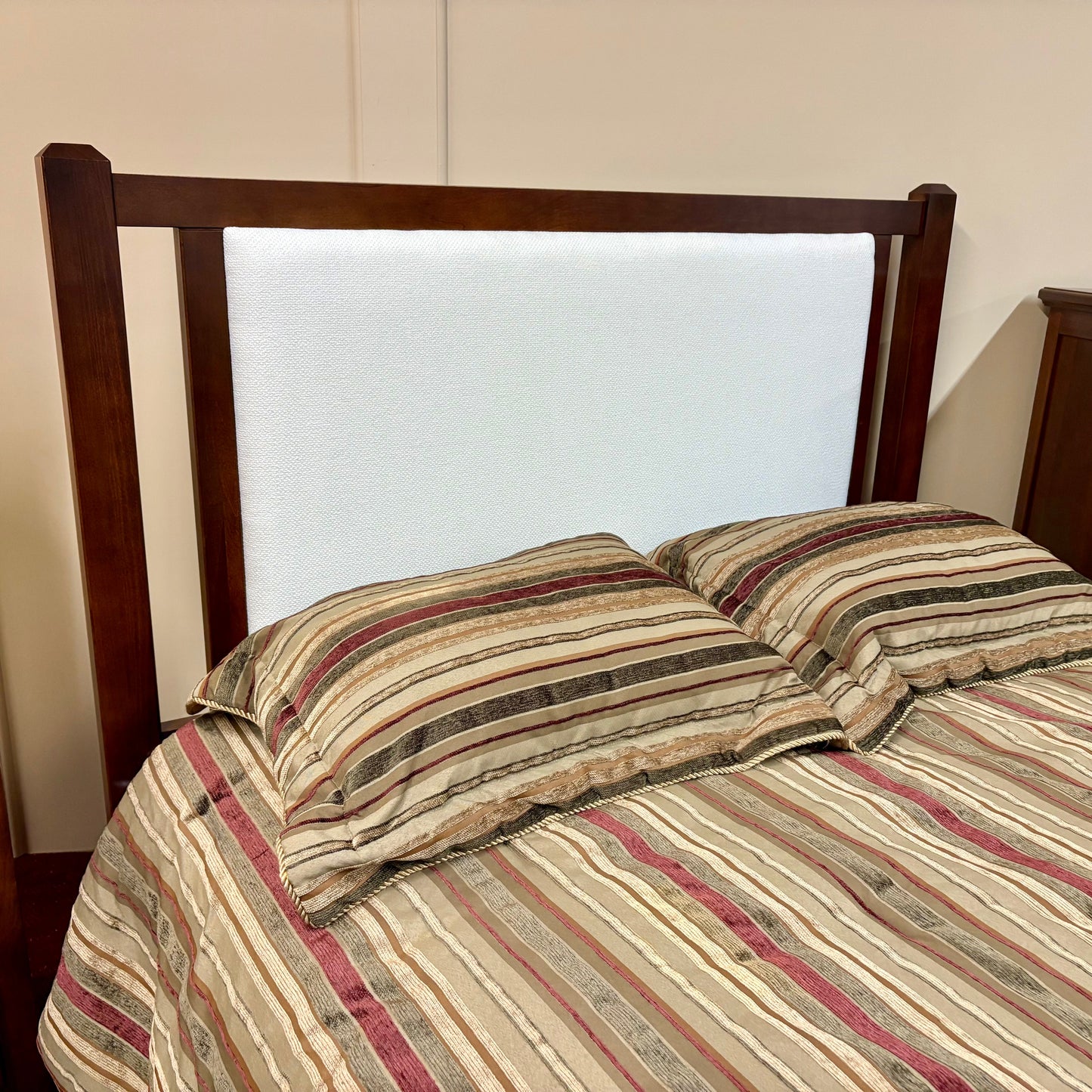 Moe Cherry Upholstered Bed