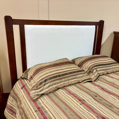 Moe Cherry Upholstered Bed