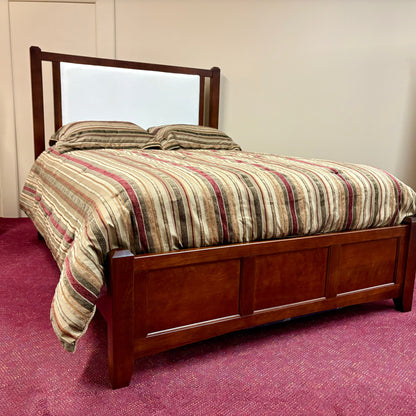Moe Cherry Upholstered Bed