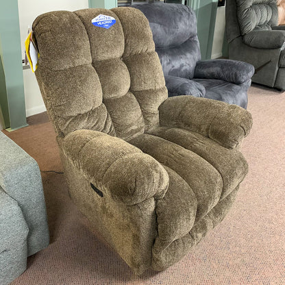 Brosmer Cocoa Power Recliner With Power Headrest