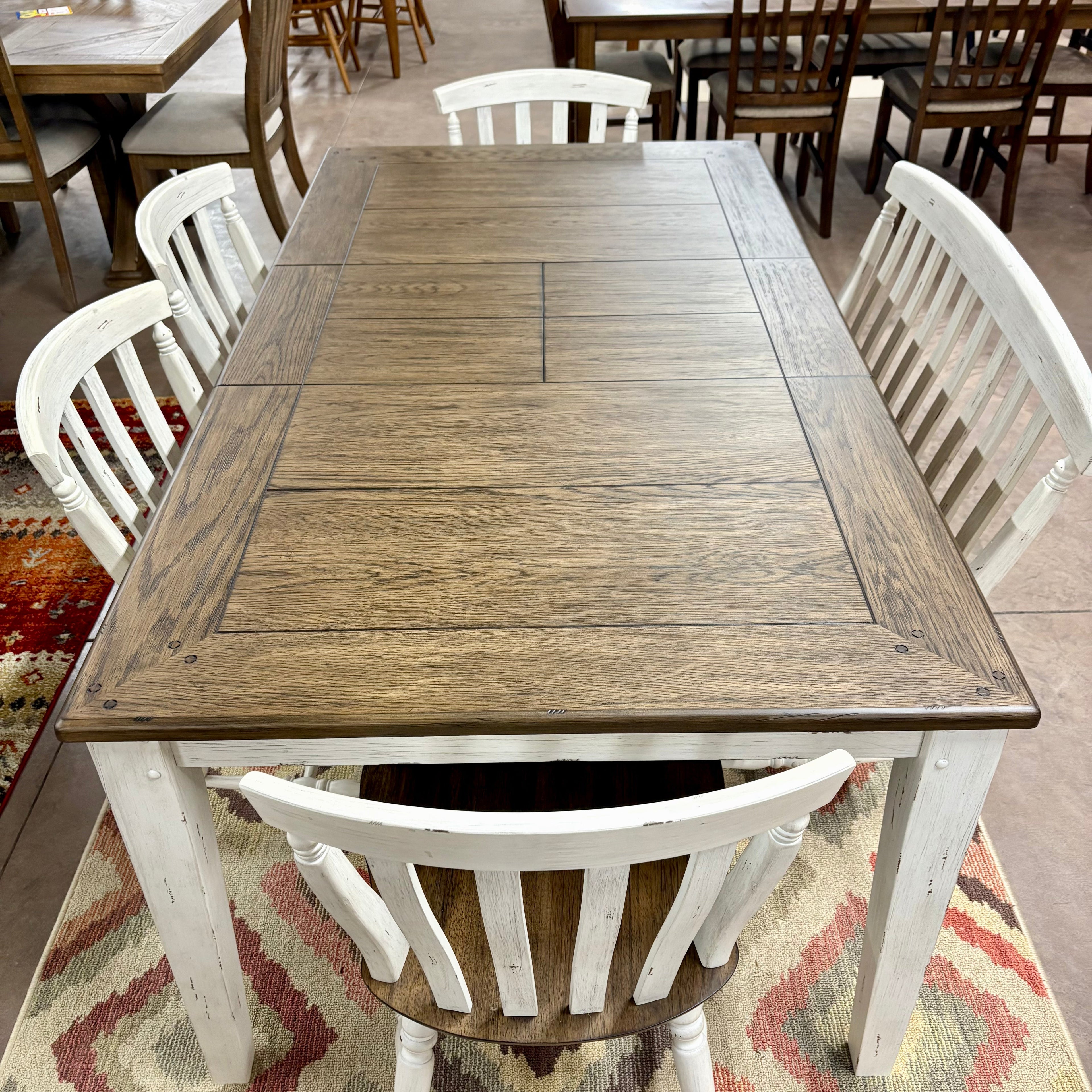 Al Fresco Rectangular Table, 4 Chairs & Bench