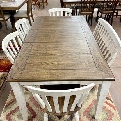 Al Fresco Rectangular Table, 4 Chairs & Bench