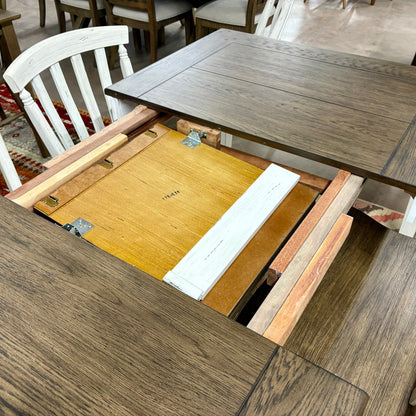 Al Fresco Rectangular Table, 4 Chairs & Bench