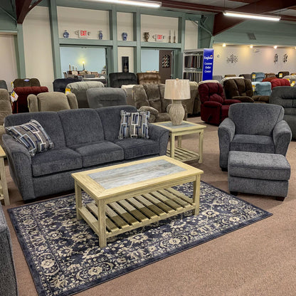 Smyrna Tide Granite Ottoman