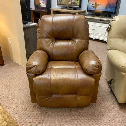 Leather Saddle Zaynah Rocker Recliner