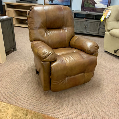 Leather Saddle Zaynah Rocker Recliner