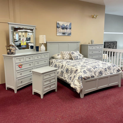 Moe Gray Mansion Bed