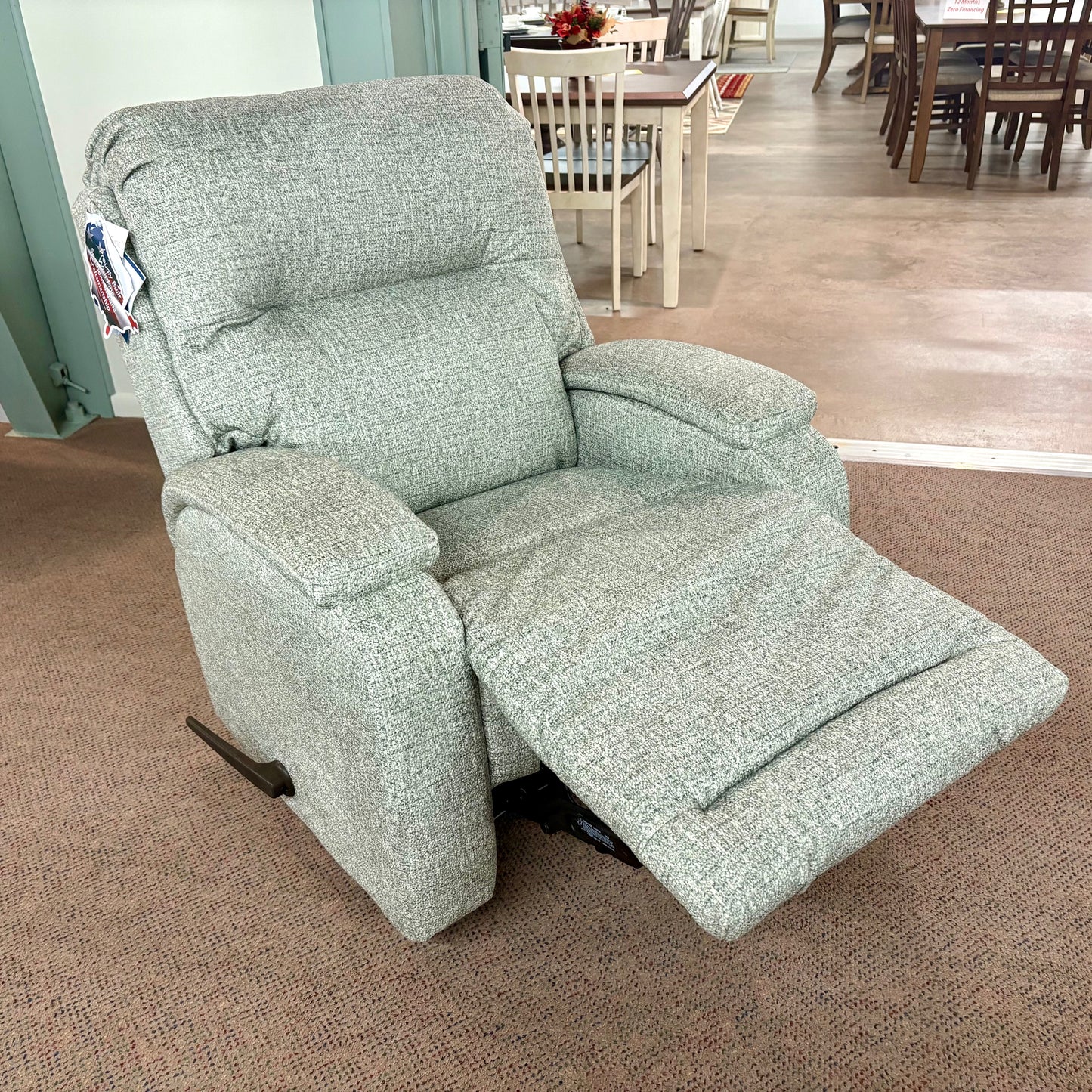 Maverly Celadon Wallsaver Recliner
