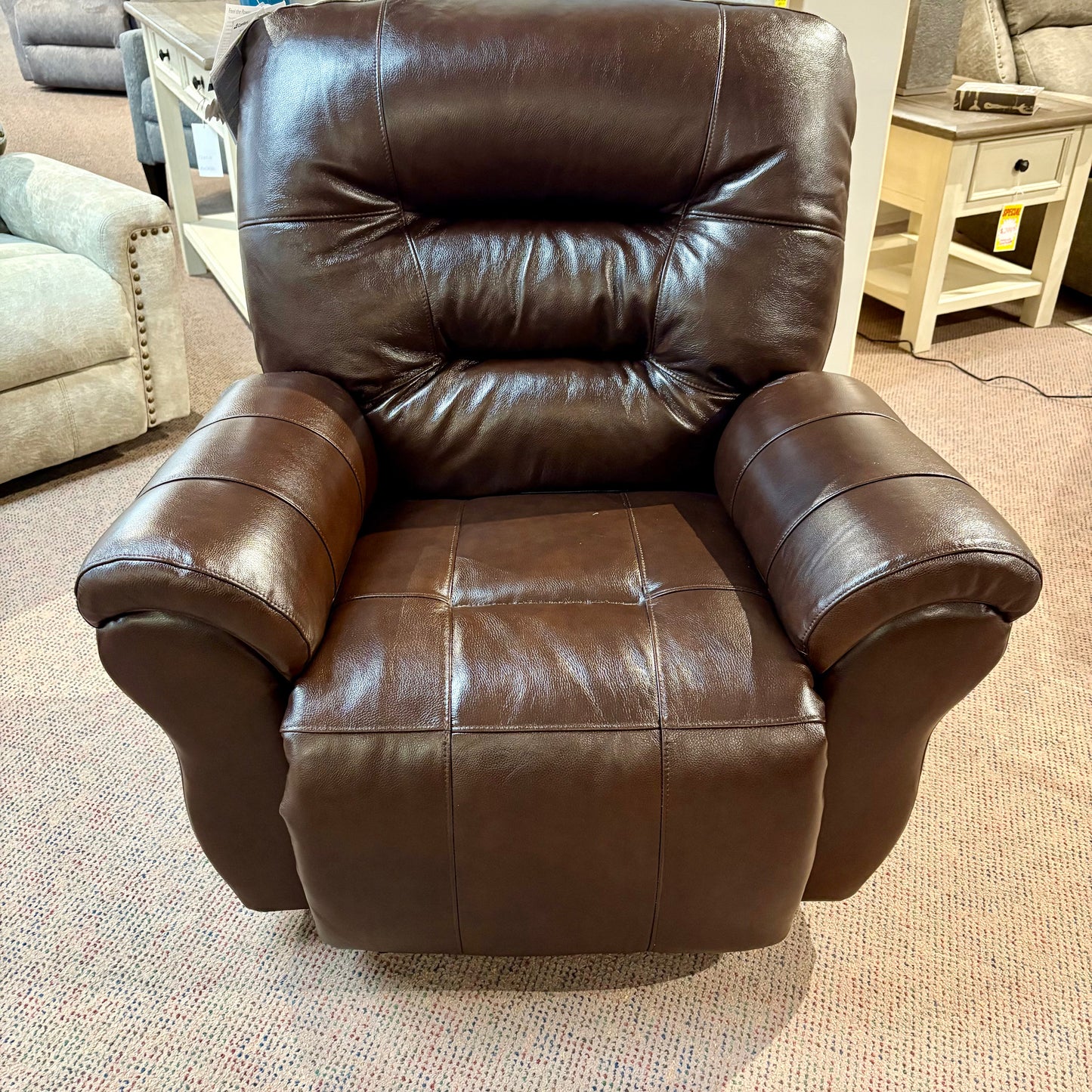 Birch Unity Leather Power Wallsaver Recliner