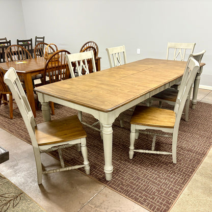 Corner Table & 6 Chairs