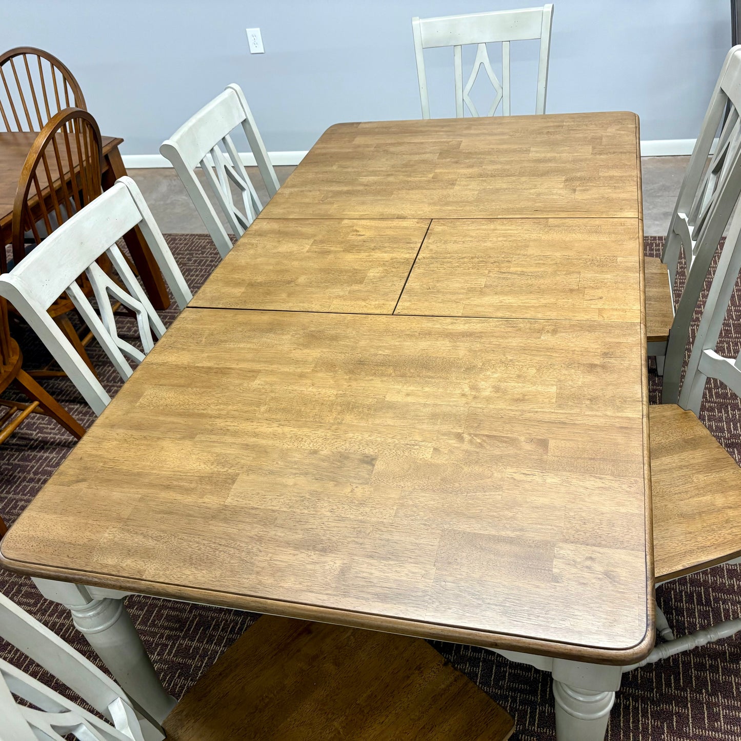 Corner Table & 6 Chairs