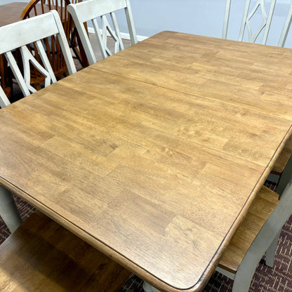 Corner Table & 6 Chairs