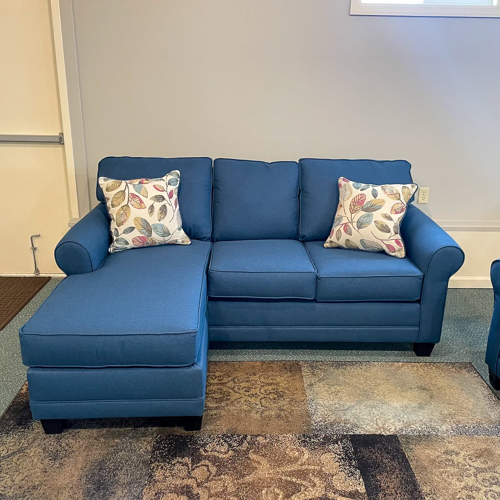 Jitterbug Denim Chaise Sofa