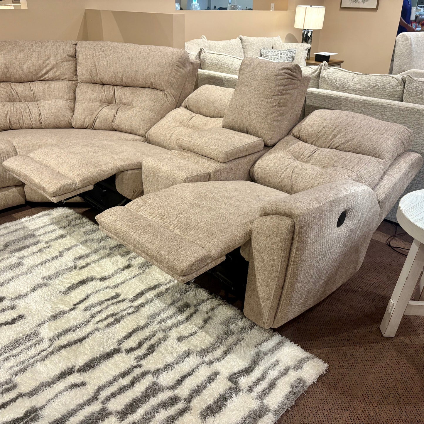 Cobblestone Power Reclining Sectional