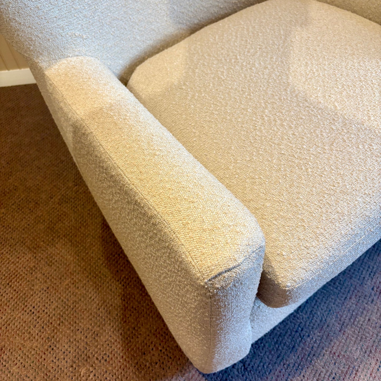 Casimere Tan Wing Back Chair