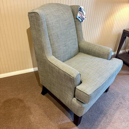 Andrea Peppercorn Wing Back Chair