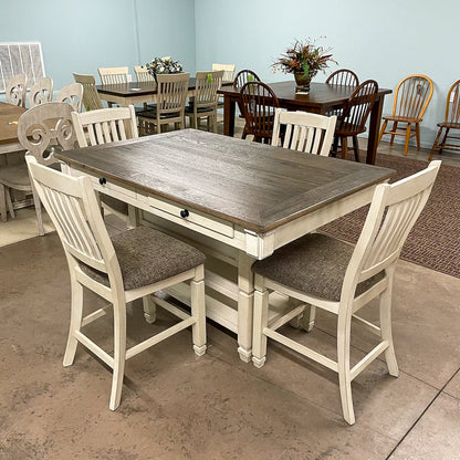 Brookstone Counter Height Dining Room Table & 4 Barstools