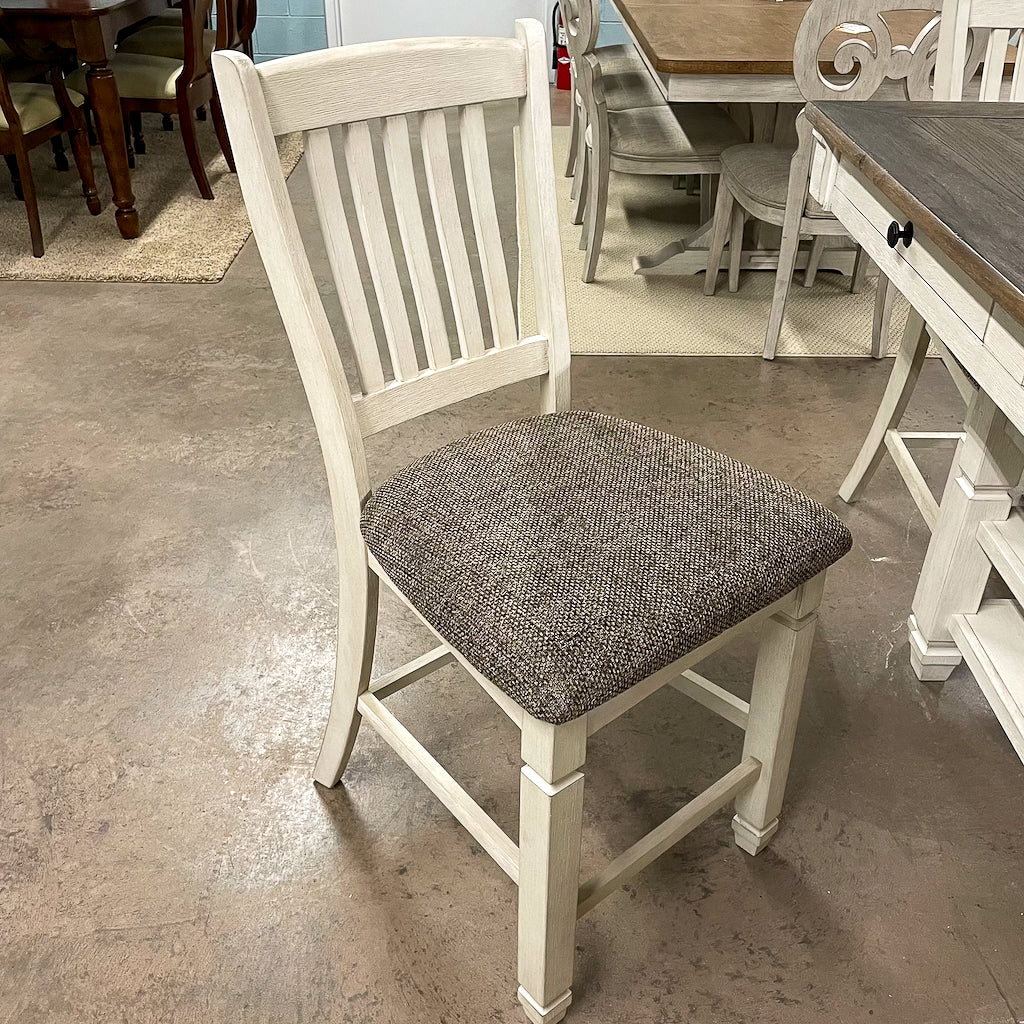 Brookstone Counter Height Dining Room Table & 4 Barstools