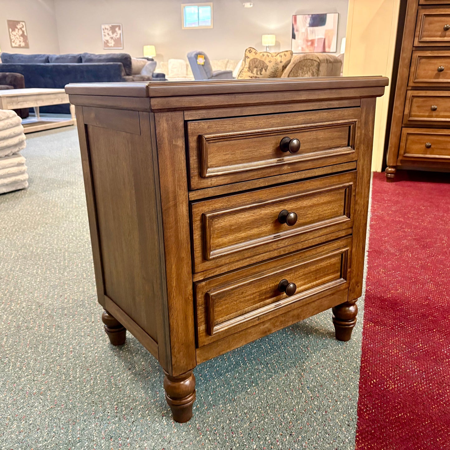 Sturlayne Three Drawer Night Stand